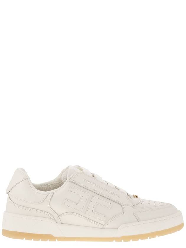 Leather sneakers with logo - ELISABETTA FRANCHI - BALAAN 1