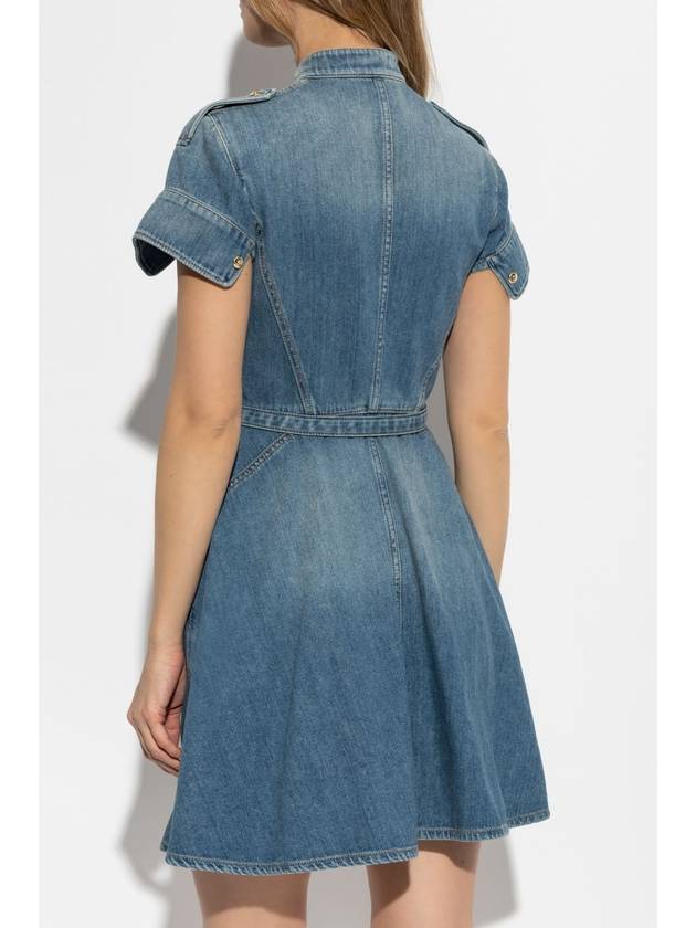 Alexander McQueen Denim Dress, Women's, Blue - ALEXANDER MCQUEEN - BALAAN 4