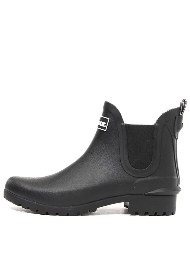 Wilton Wellington Chelsea Rain Boots Black - BARBOUR - BALAAN 3