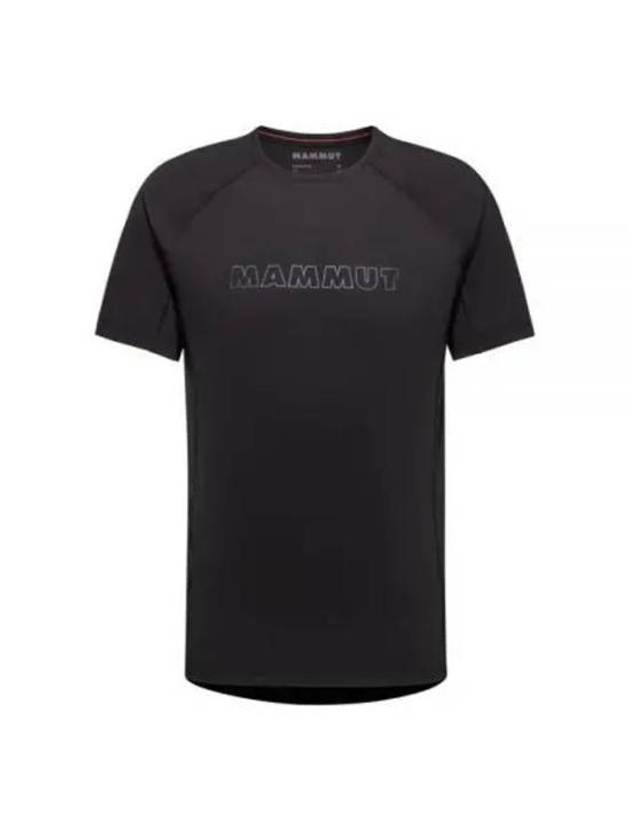 Men's Selun FL Logo Short Sleeve T-Shirt Glacier Black - MAMMUT - BALAAN 2