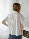 Women's Striped Shirt White PLAY - TINA BLOSSOM - BALAAN 3