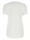 Koldi Logo Linen Short Sleeve T-Shirt White - ISABEL MARANT ETOILE - BALAAN 4