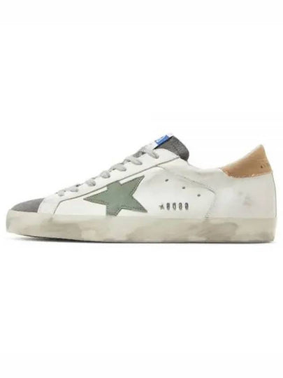 Superstar Low Top Sneakers Military Green White - GOLDEN GOOSE - BALAAN 2