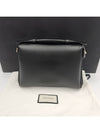 GG Interlocking Chain Small Top Handle Shoulder Bag Black - GUCCI - BALAAN 4