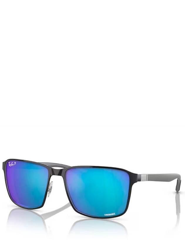 Ray-Ban RB3721CH Black on silver - RAY-BAN - BALAAN 2