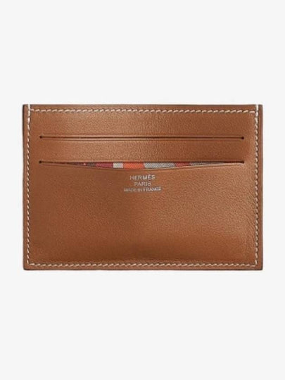 Citizen Twill Card Wallet Brown - HERMES - BALAAN 2