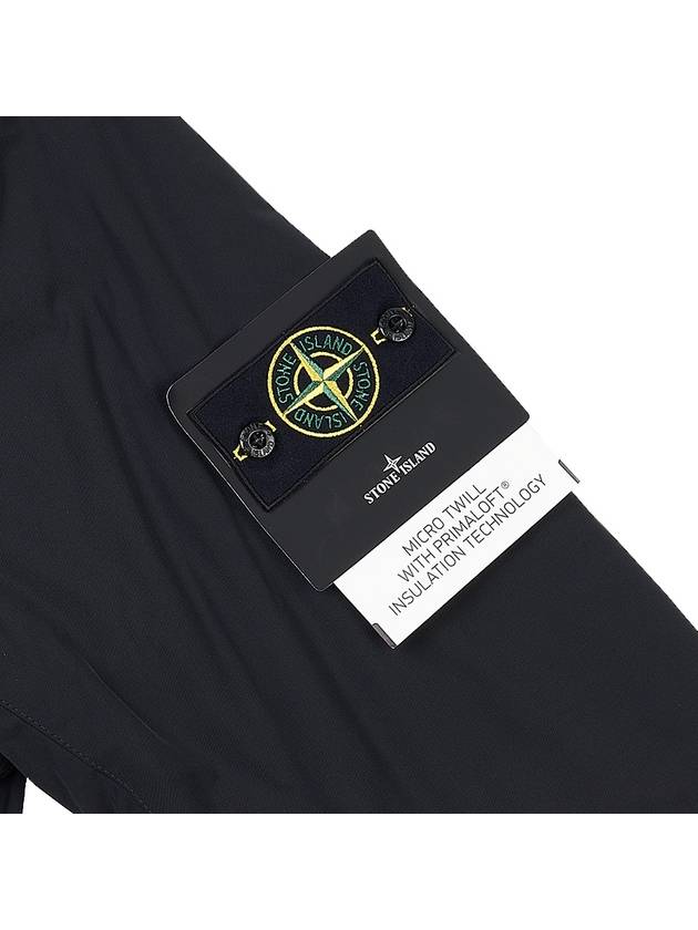 Micro Twill Pure Insulation Technology Primaloft Jacket Black - STONE ISLAND - BALAAN 6