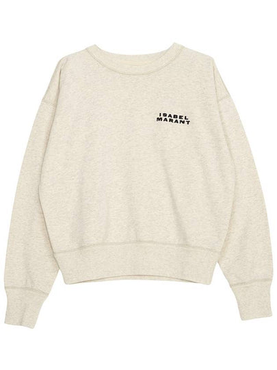 Shard Embroidered Logo Sweatshirt Ecru - ISABEL MARANT - BALAAN 2