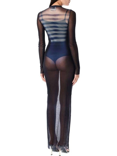 Jean Paul Gaultier Mesh Long Dress Le Male - JEAN PAUL GAULTIER - BALAAN 2