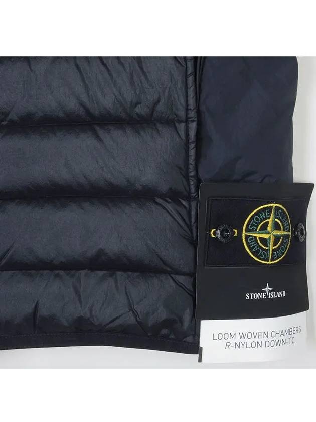 Loom Woven Chambers Recycled Nylon Down TC Vest Navy - STONE ISLAND - BALAAN 5