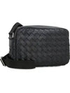 Classic Intrecciato Small Camera Cross Bag Black - BOTTEGA VENETA - BALAAN 3