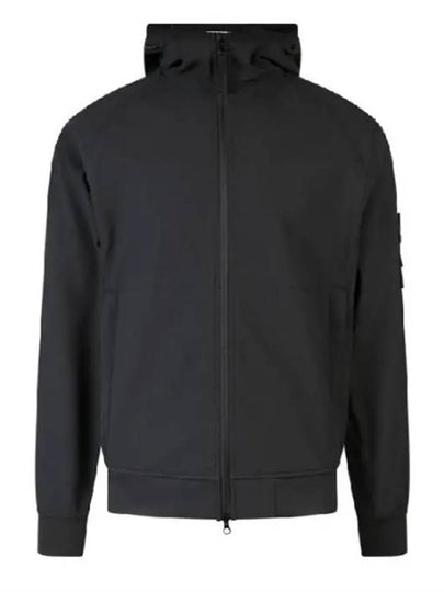 Soft Shell R Technology Nylon Hood Jacket Black - STONE ISLAND - BALAAN 2