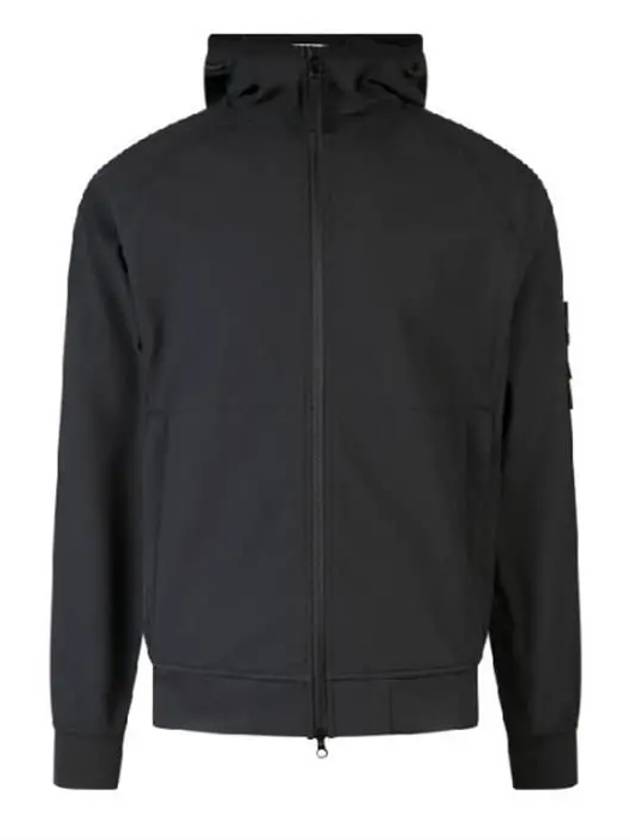 Soft Shell Technology Wappen Patch Track Jacket Black - STONE ISLAND - BALAAN 2