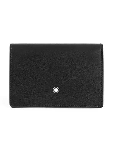 Meisterstück Flap Business Card Holder Black - MONTBLANC - BALAAN 1