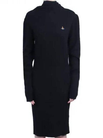 Bea Logo Midi Dress Black - VIVIENNE WESTWOOD - BALAAN 2