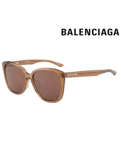 Eyewear Square Plastic Sunglasses Brown - BALENCIAGA - BALAAN 2