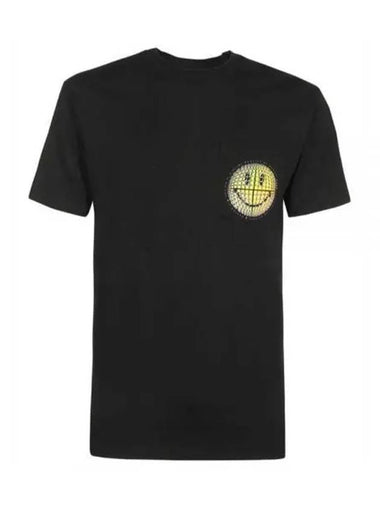 399001362 BLACK Smiley AFTERHOURS Pocket T shirt - MARKET - BALAAN 1