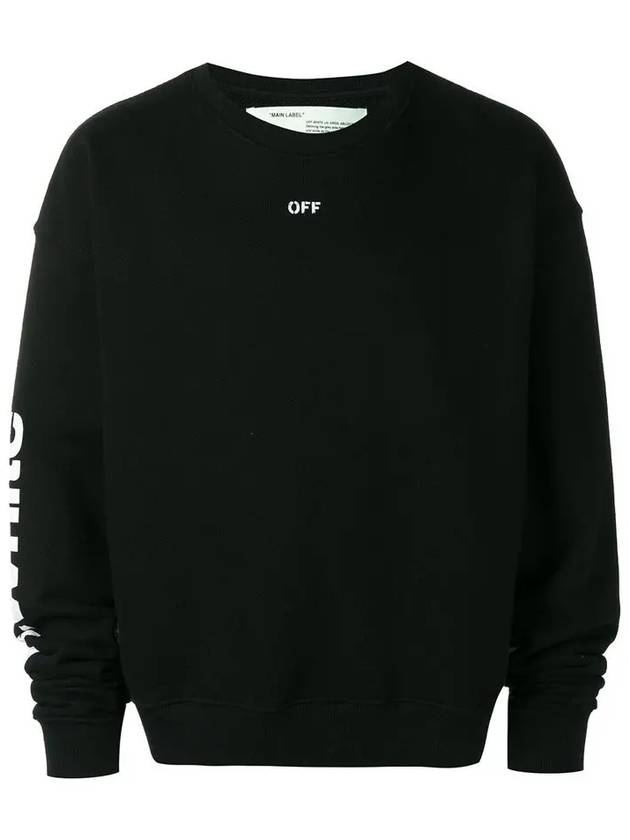 skull print sweatshirt black - OFF WHITE - BALAAN 3