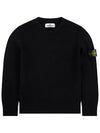 12th Anniversary Kids Waffen Crew Neck Knit Black 7316513A7 V0029 - STONE ISLAND - BALAAN 2