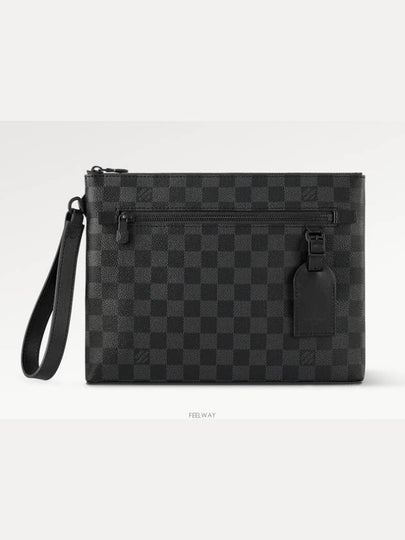 Takeoff Damier Pouch Bag Grey - LOUIS VUITTON - BALAAN 2