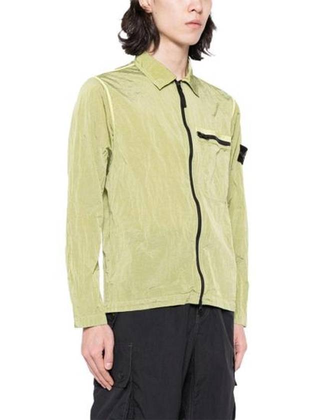 Nylon Metal Econyl Regenerated Zip-Up Jacket Yellow - STONE ISLAND - BALAAN 4