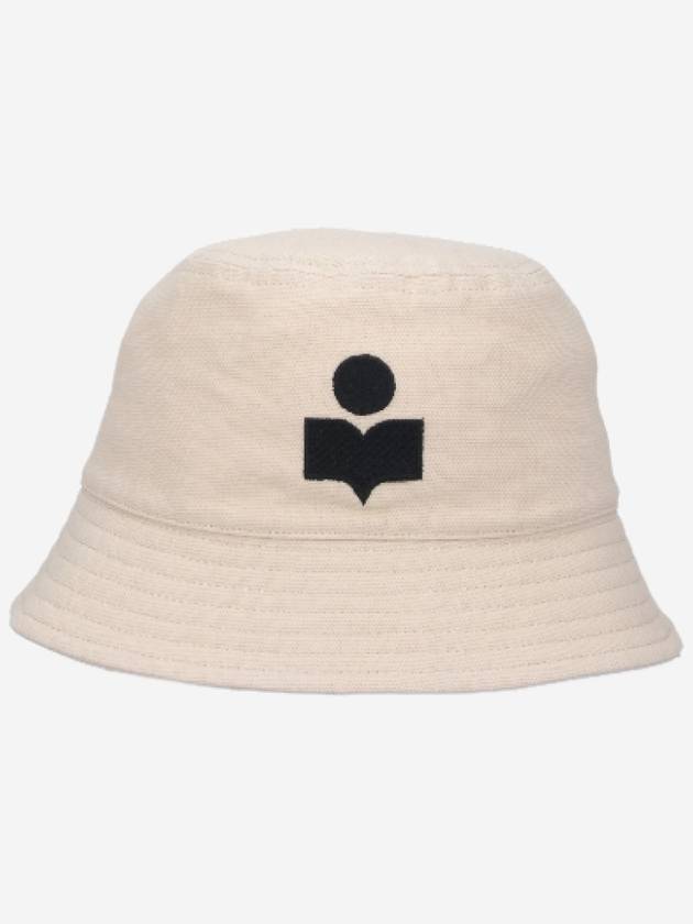 Haley Embroidered Logo Bucket Hat Ivory - ISABEL MARANT - BALAAN 2