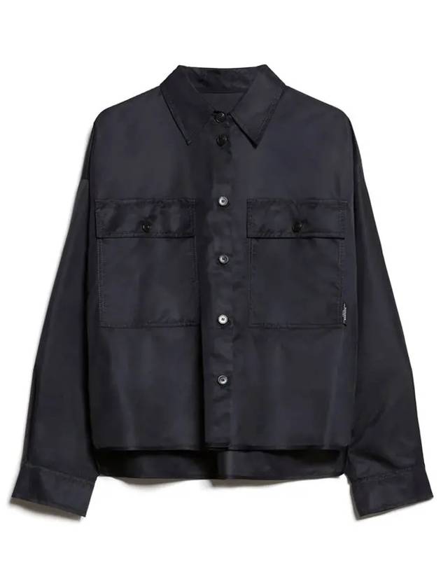 CREMONA two pocket shirt jacket navy 2425026041 002 - MAX MARA - BALAAN 1