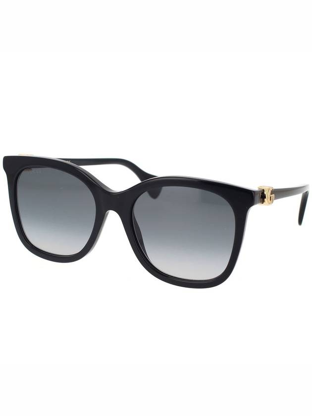 Eyewear Gold Logo Sunglasses Black - GUCCI - BALAAN 3