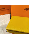 Card Holder Goatskin Palladium Calvi Verso Sun Blue - HERMES - BALAAN 4