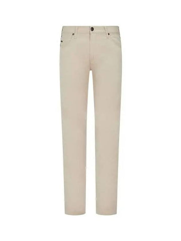 Men s Easy Regular Denim Pants Beige 271614 - EMPORIO ARMANI - BALAAN 1