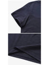 Relaxed O-Neck Short Sleeve T-Shirt Navy - GANNI - BALAAN 4