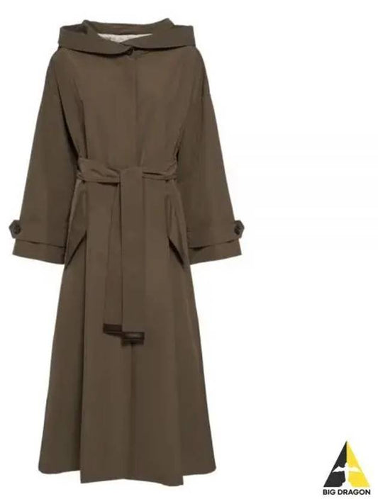 Belted Trench Coat Khaki - MAX MARA - BALAAN 2