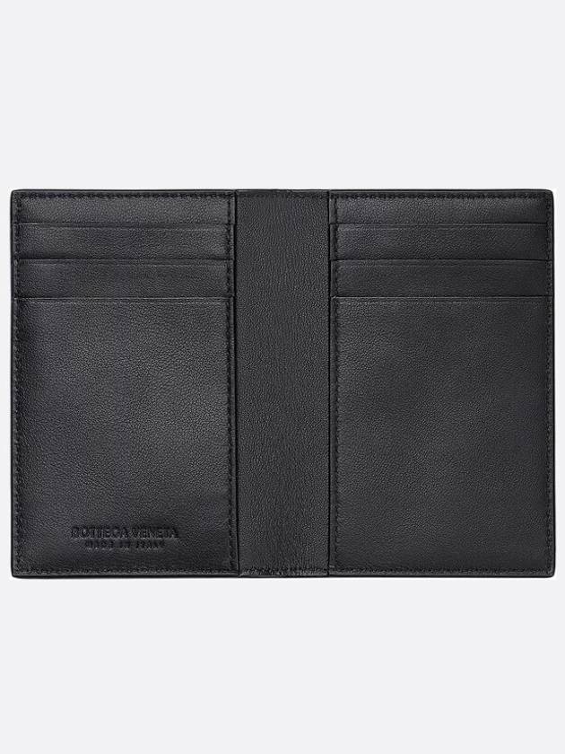 Intrecciato Flap Card Case Black - BOTTEGA VENETA - BALAAN 3