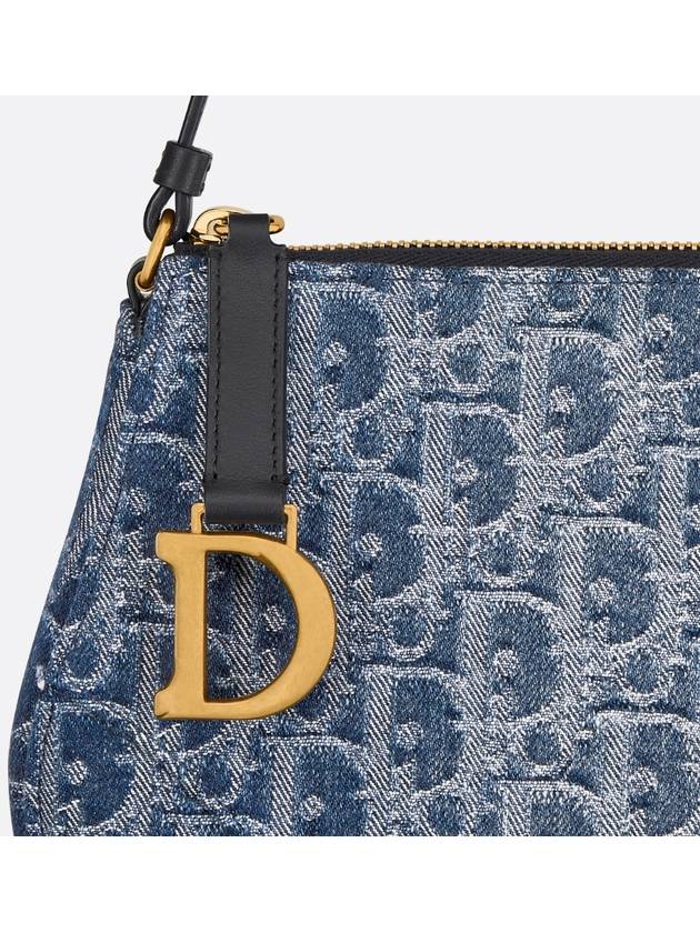 Saddle Rodeo Pouch Bag Blue - DIOR - BALAAN 6