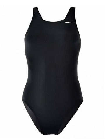 Hydrastrong Fastback Dress Swimsuit Black - NIKE - BALAAN 1