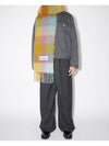 Check Mohair Muffler Violet Yellow - ACNE STUDIOS - BALAAN 10