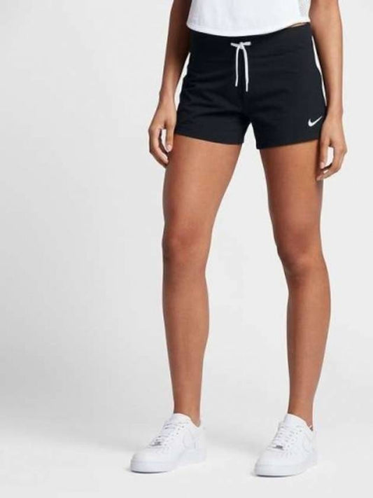 01615055010Women’sSwoosh Jersey Short PantsBlack - NIKE - BALAAN 1