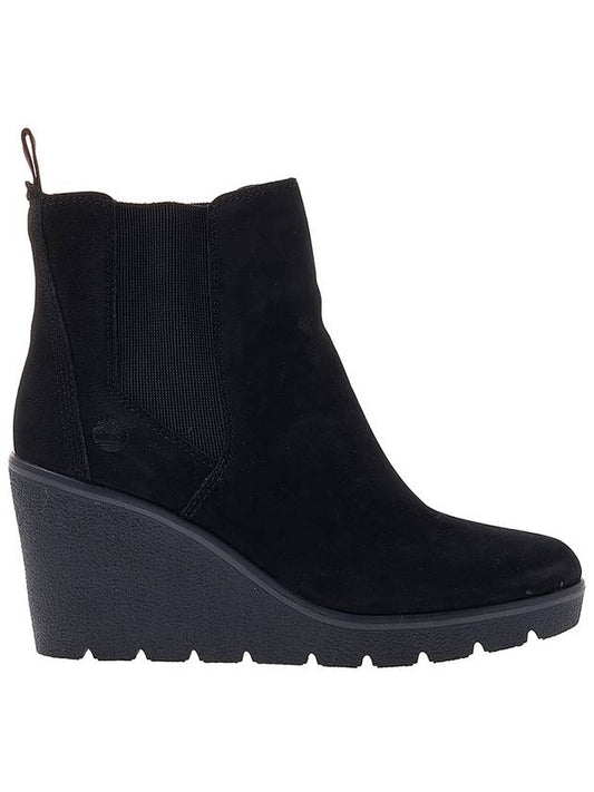 Women's Suede Ankle Boots A1RKY PARIS HEIGHT DOUBLE GORE CHELSEA BLACK NUBUC - TIMBERLAND - BALAAN 2