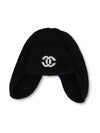 Coco Neju CC Logo Cashmere Trapper Hat AAA448 - CHANEL - BALAAN 1