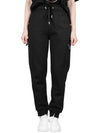 Cotton Blend Logo JoGGer Track Pants Black - BURBERRY - BALAAN 3