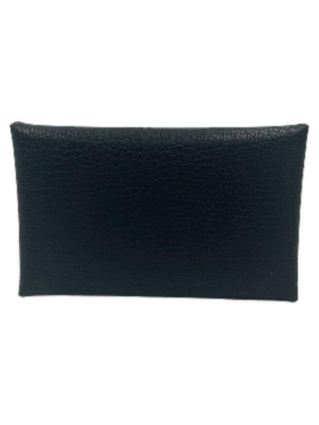 Calvi Duo Compact Card Wallet Noir - HERMES - BALAAN 3