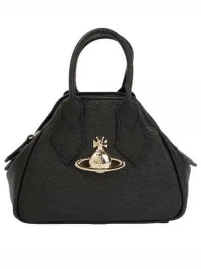 ORB Plaque Small Tote Bag Black - VIVIENNE WESTWOOD - BALAAN 2