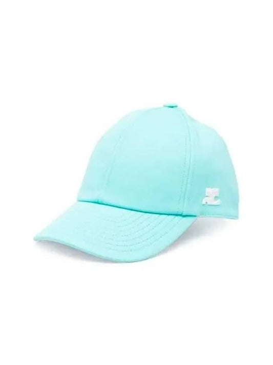 Courrèges Logo Patch Baseball Cap 123ACT002CO0024_TQ - COURREGES - BALAAN 1