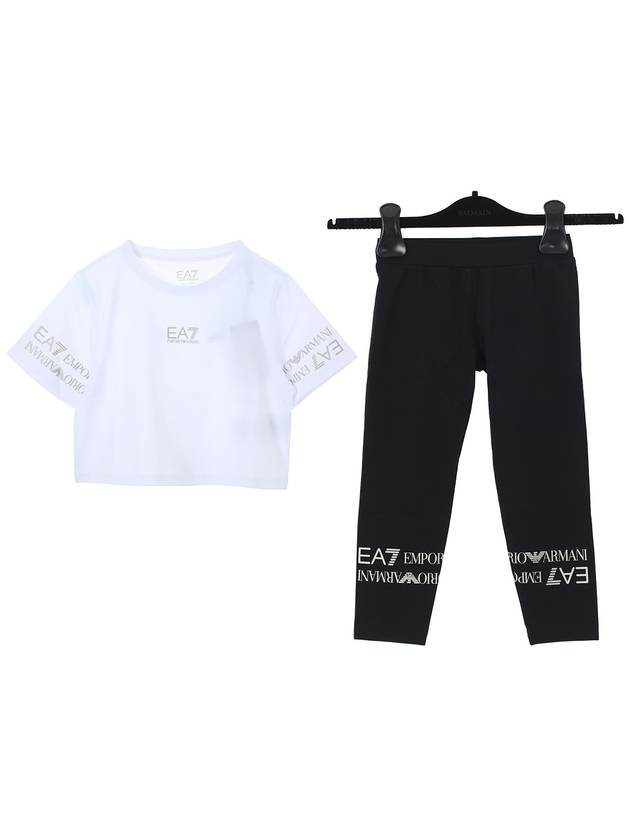 Armani Kids Top and Leggings Set 3RFV54 0200 - EMPORIO ARMANI - BALAAN 1