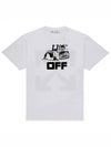 Caterpillar Arrow Over Short Sleeve T-Shirt White - OFF WHITE - BALAAN 2