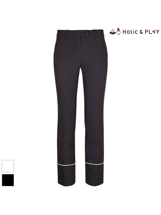 Pintuck Roll-up Casual PantsHC2WPT008 - HOLIC&PLAY - BALAAN 1