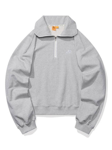 Crop half zip-upgray - BATTRACT - BALAAN 1