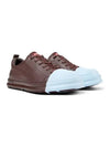 Junction Runner Leather Low Top Sneakers Burgundy - CAMPER - BALAAN 2