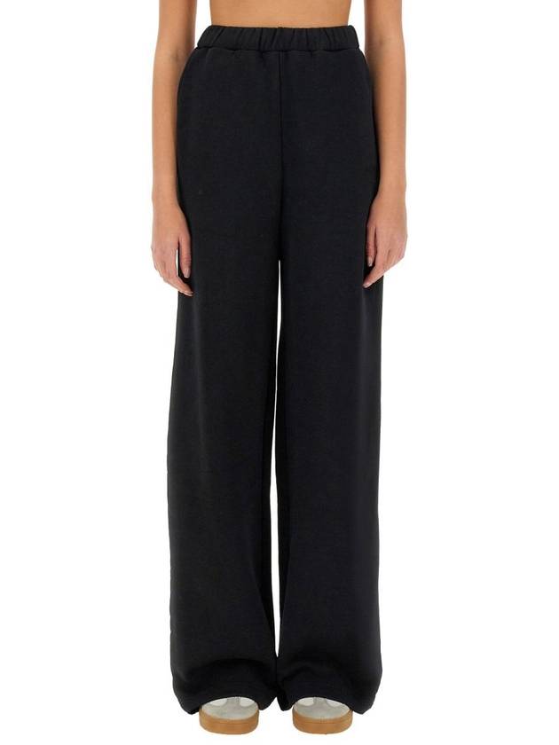 Rotate Birger Christensen Cotton Fleece Pants - ROTATE - BALAAN 1