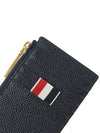 Sky Half Drop 3D Print Card Wallet Navy - THOM BROWNE - BALAAN.